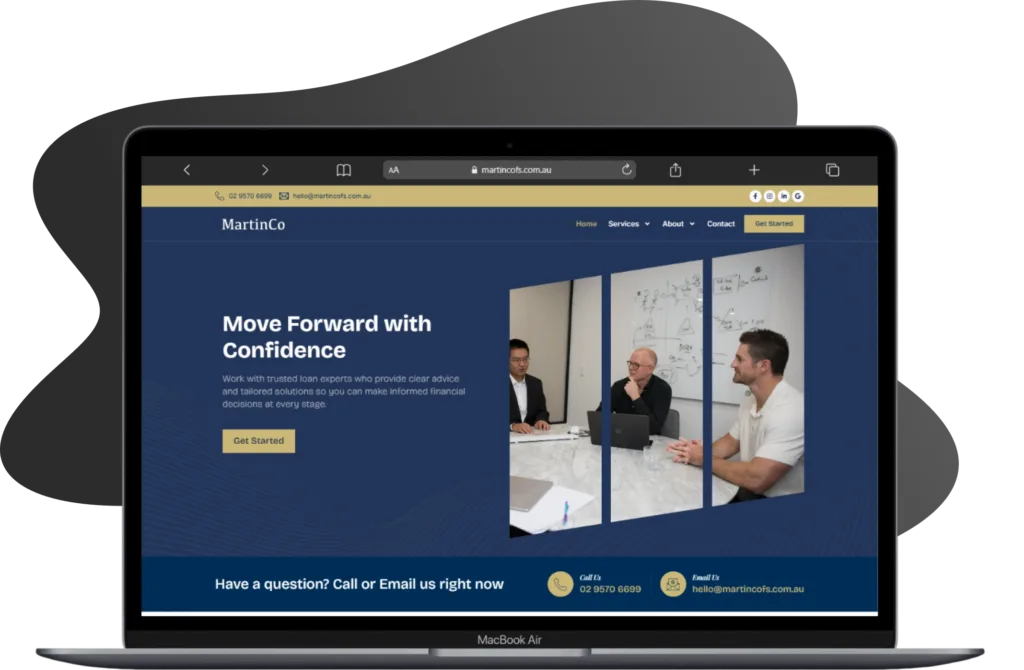 MartinCo Financial Services website